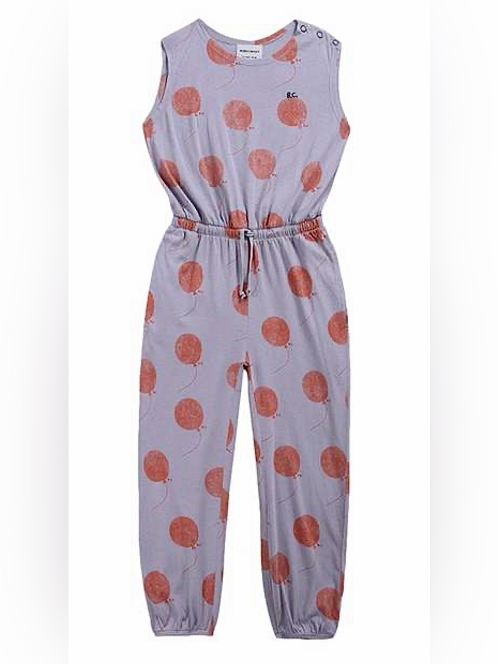 Bobo Choses Purple Jumpsuit with Balloon Print 6-7y